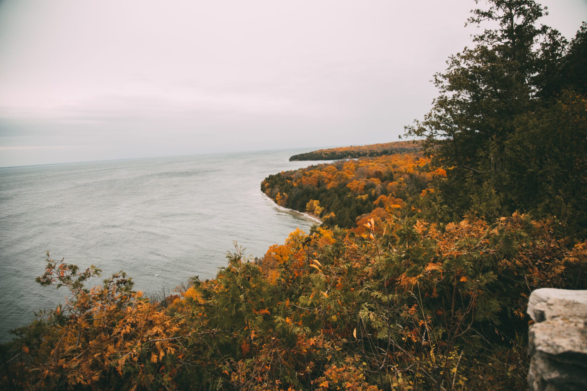 Sven's Bluff Overlook in Peninsula State Park