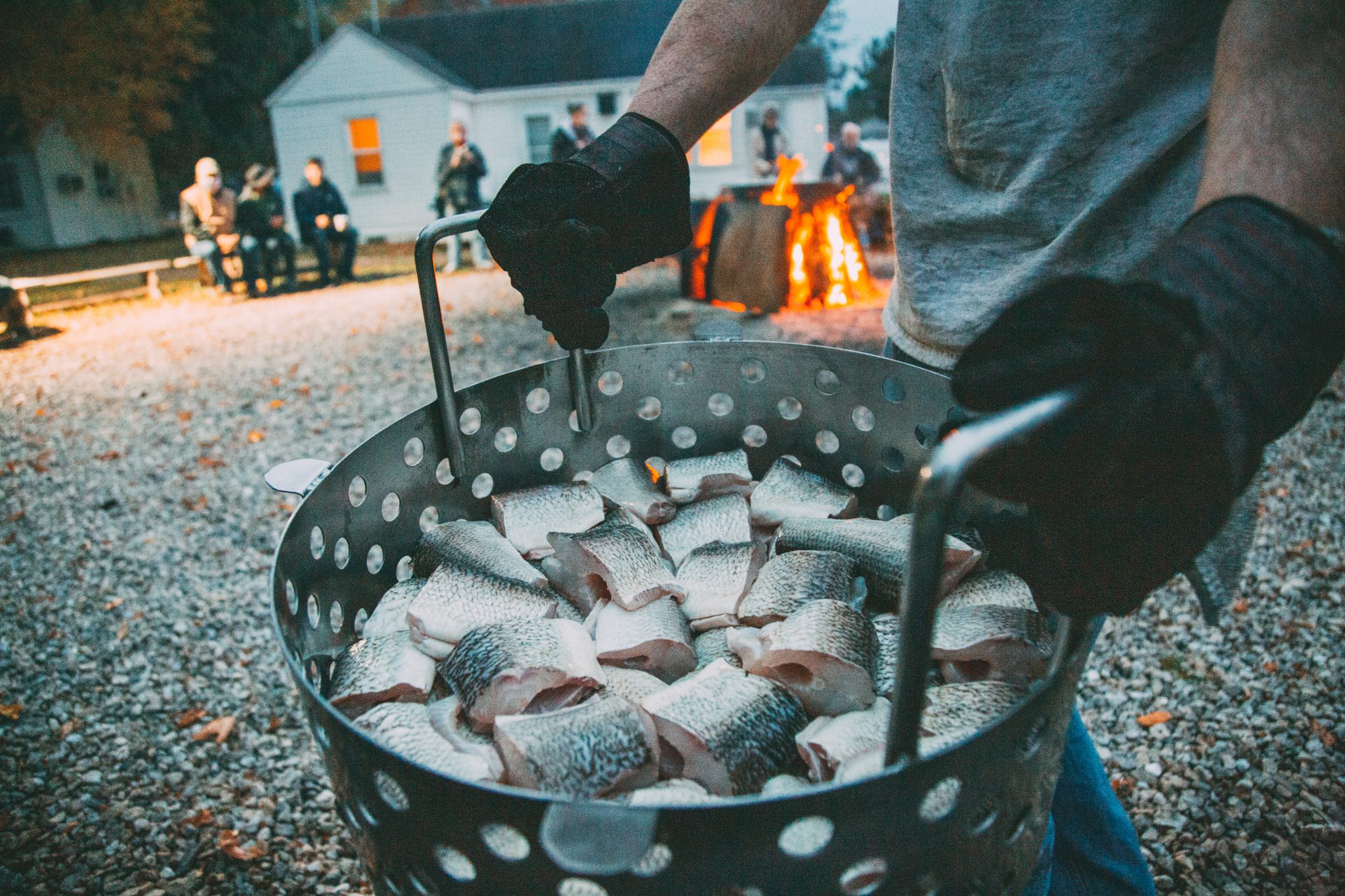 The white fish used in a fish boil in Door County.
