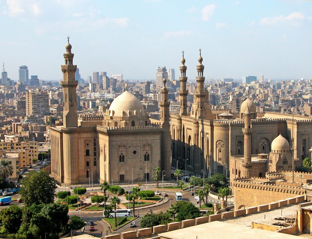 A view of Islamic Cairo area in Cairo City, Egypt. 