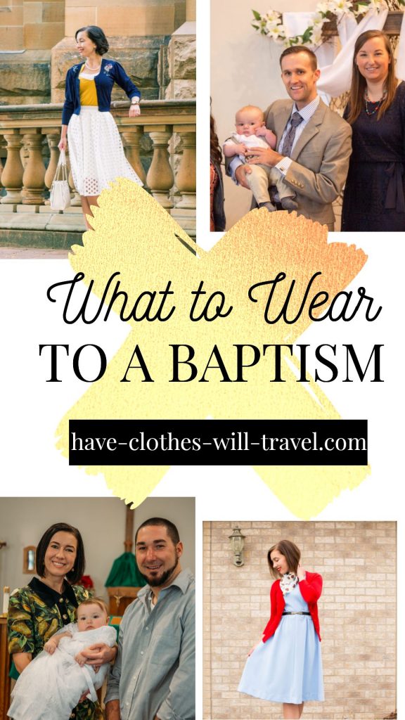 What to wear to a baptism or christening