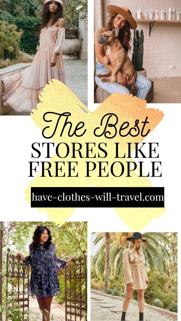 Stores Like Free People for cool boho clothing