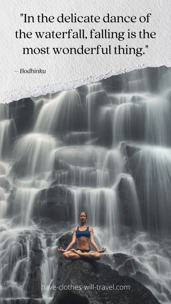 Waterfall Caption for Social Media