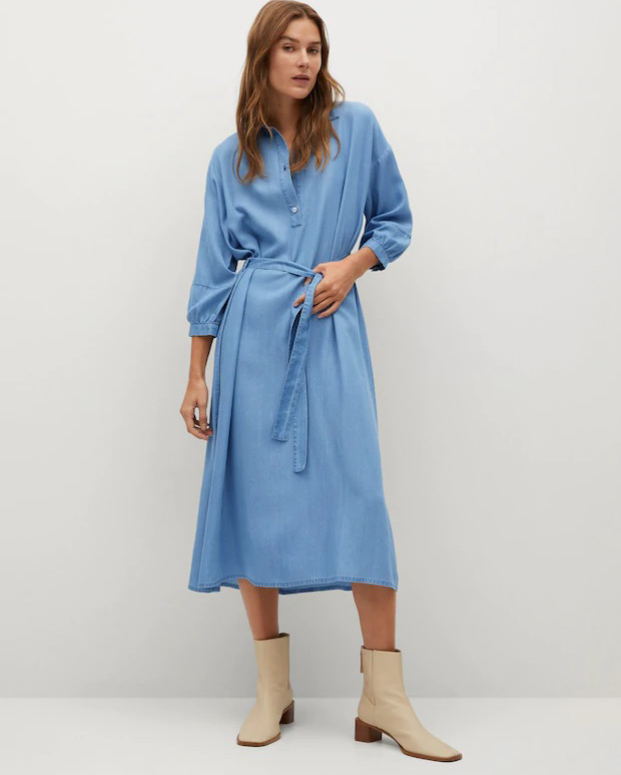 Modest dresses for women by Mango