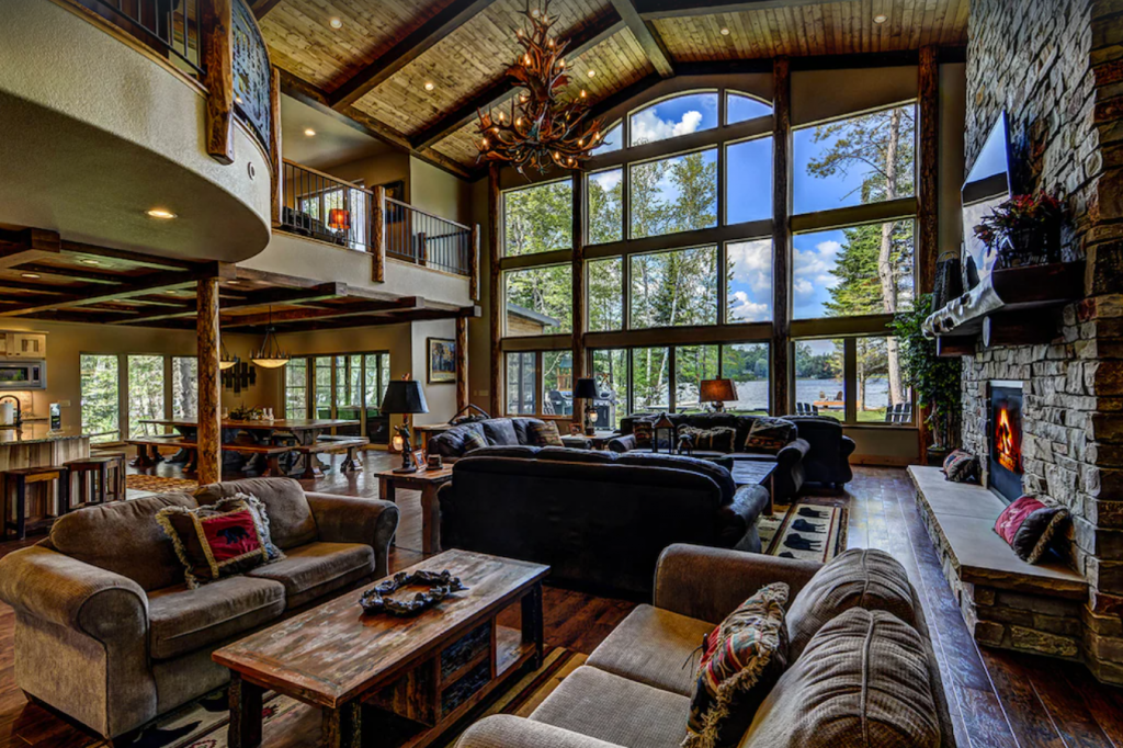 Whispering Pines Lodge with stunning lakefront views - Eagle River, Wisconsin