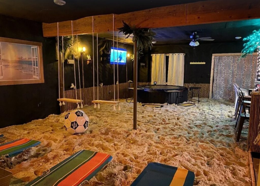 Barn House that Sleeps 12 has a Beach Room + Slide! - Merrimac, Wisconsin