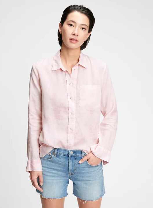 Linen Boyfriend Shirt