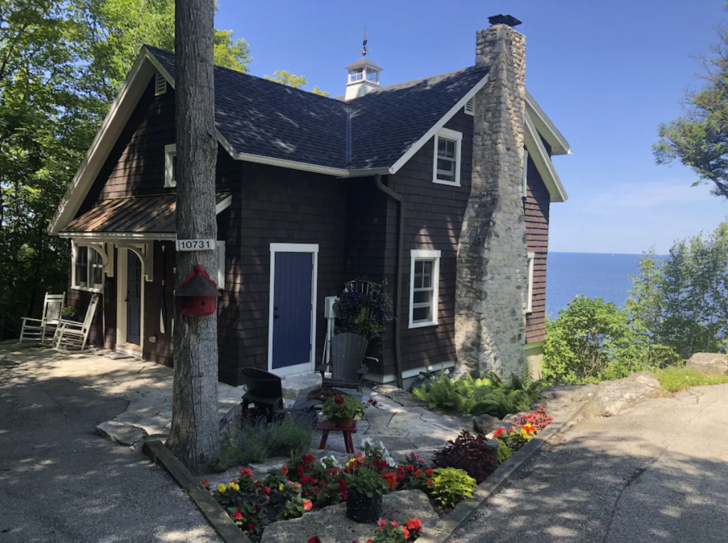 Charming Waterfront Home with Stunning Lake Views in Sister Bay