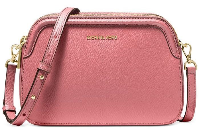 MICHAEL Michael Kors Houston Large Leather Double-Zip Crossbody