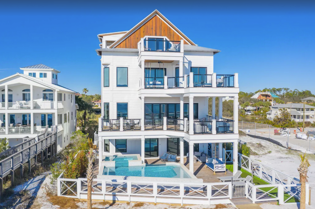 Luxury 11-bedroom Beachfront Chateau with Pool and Beach Views - West Panama City Beach, Florida