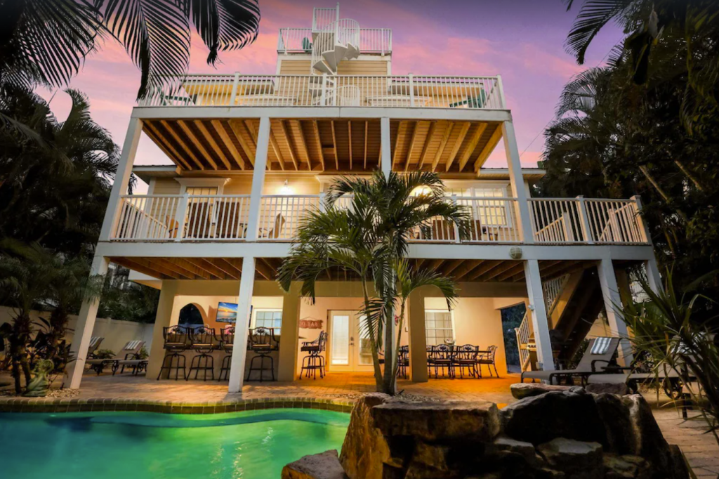 Luxury Beachfront Vacation Home with Heated Pool, Hot Tub, and Rooftop Deck - Anna Maria Island