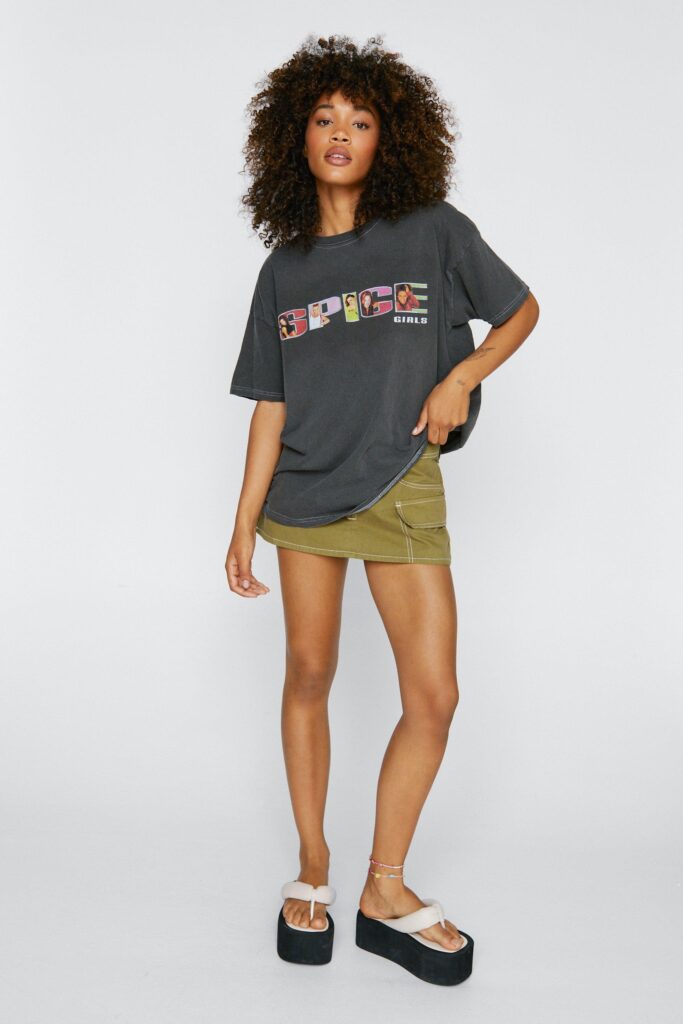 Spice Girls Oversized Graphic T-Shirt