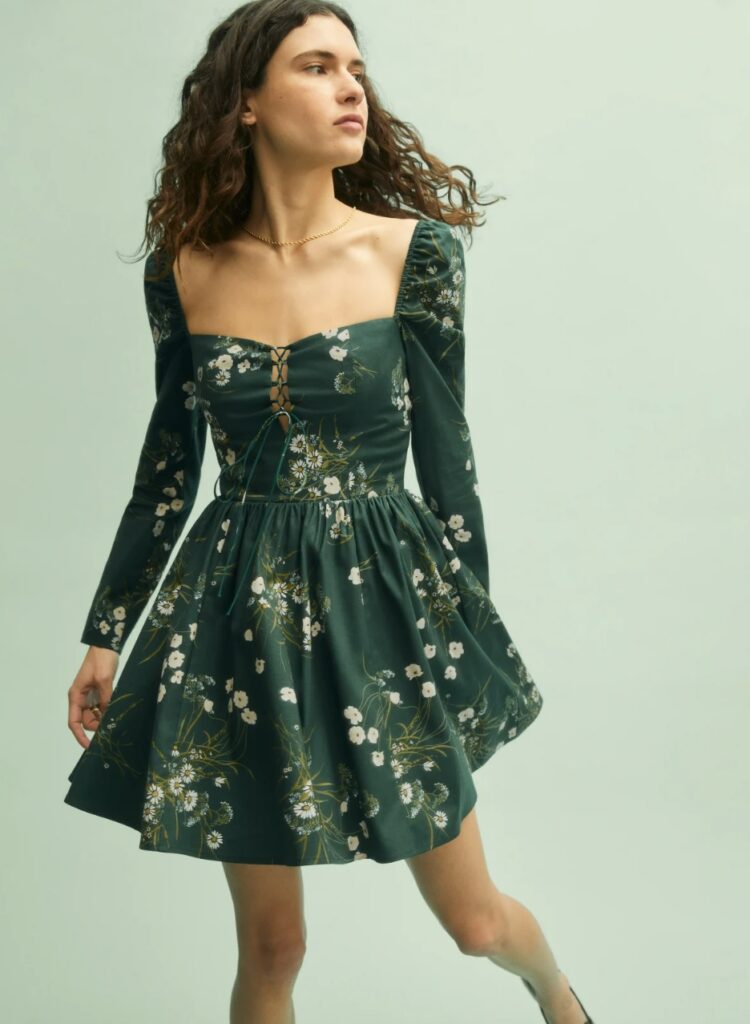 reformation cottage core Johnny Dress