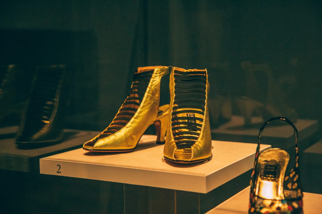 "Walk This Way: Footwear from the Stuart Weitzman Collection of Historic Shoes" exhibit is at the Paine Art Center in Oshkosh, Wisconsin