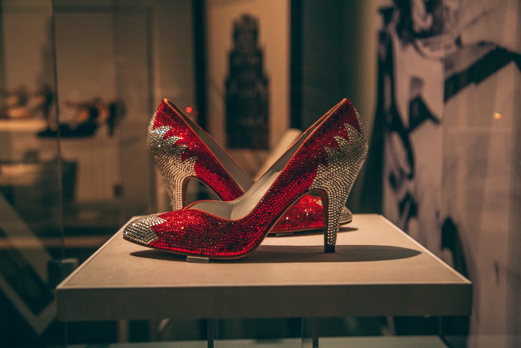 "Walk This Way: Footwear from the Stuart Weitzman Collection of Historic Shoes" exhibit is at the Paine Art Center in Oshkosh, Wisconsin