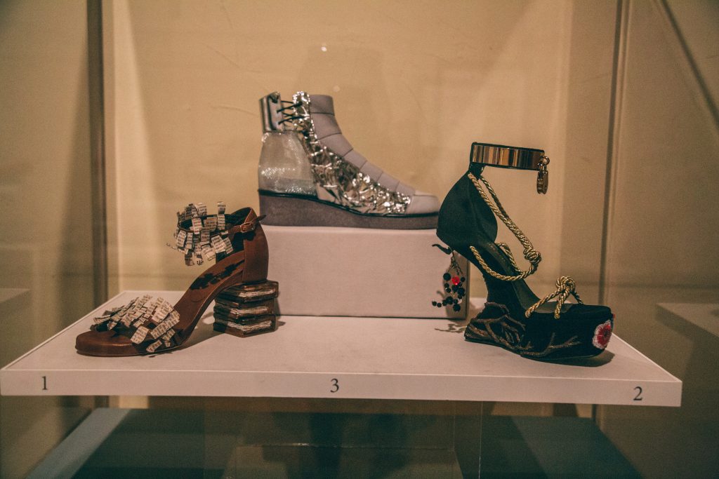 Paine Art Center shoes display