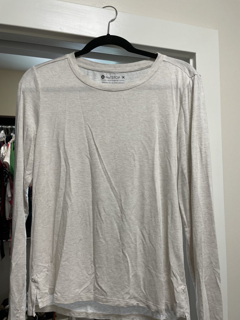 TRANSIT BAMBOO SILVER ION LONG-SLEEVE TEE