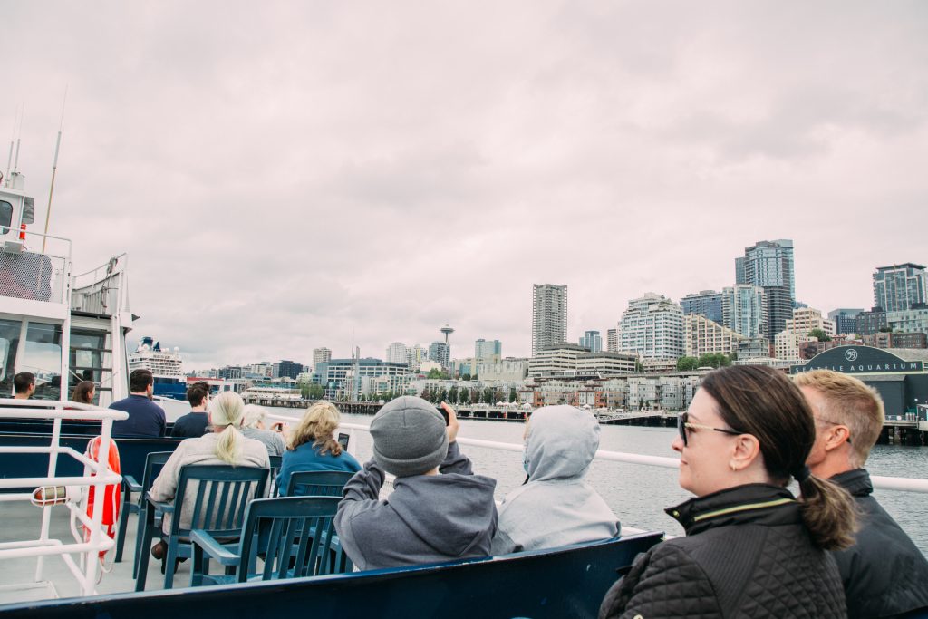 Plenty of people on the Seattle Locks Cruise tour with me!