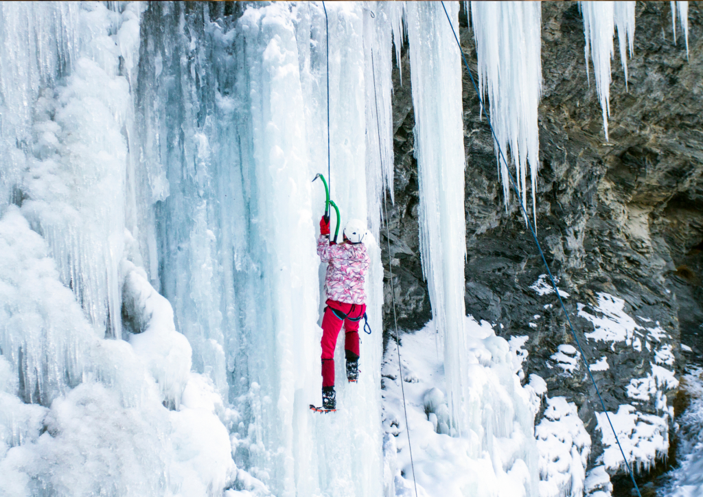 Climb the Ice Wall at Governor Dodge State Park