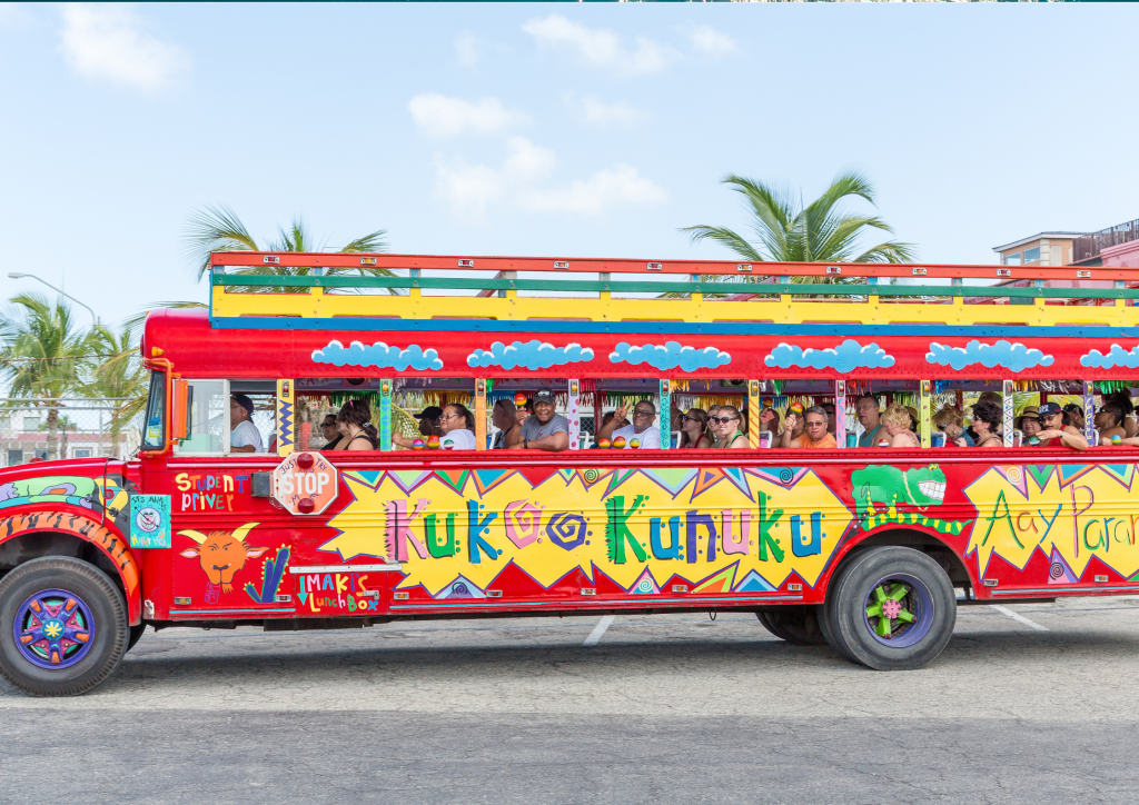 Party bus on Grand Turk