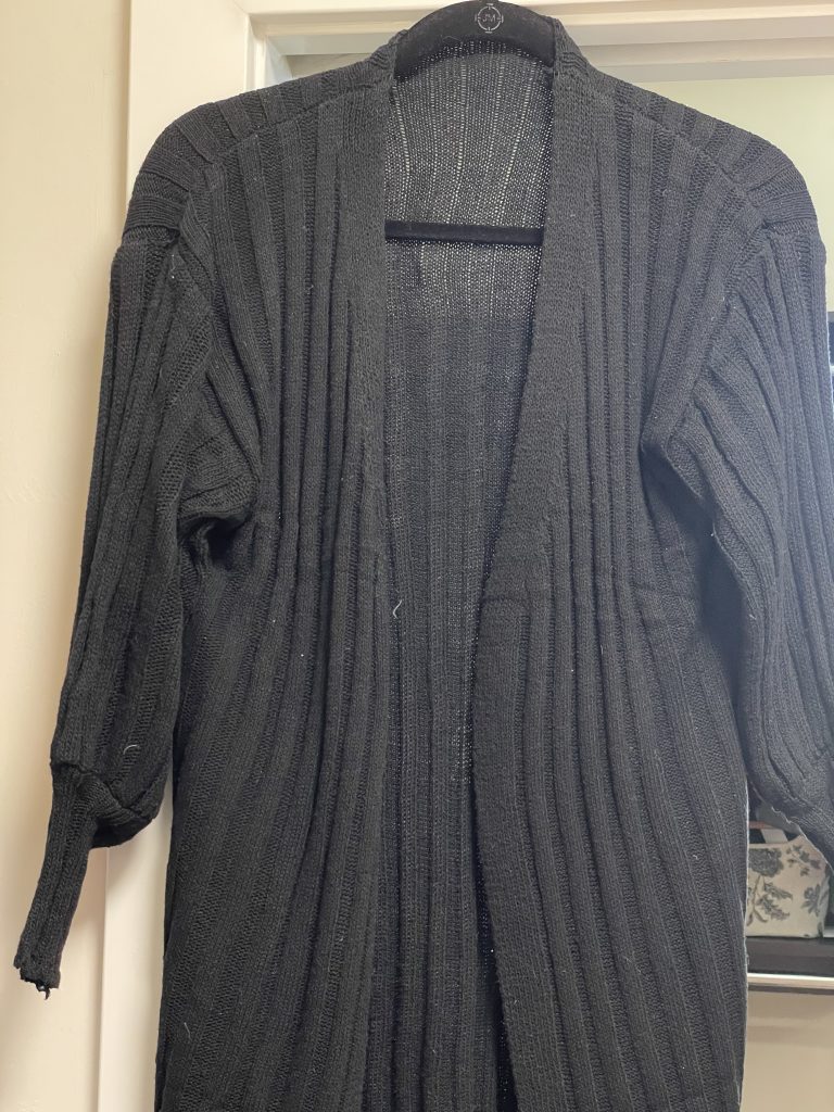 A cardigan from AMIClubwear that I wasn't very impressed with.