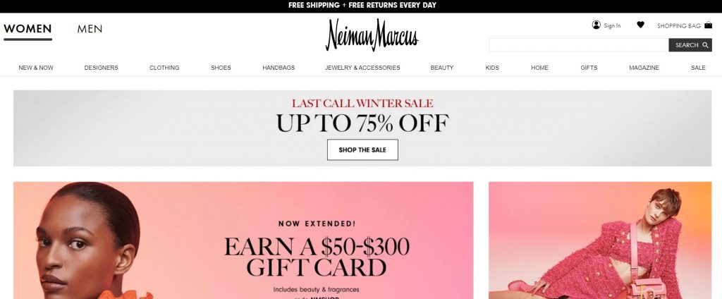 neiman marcus homepage