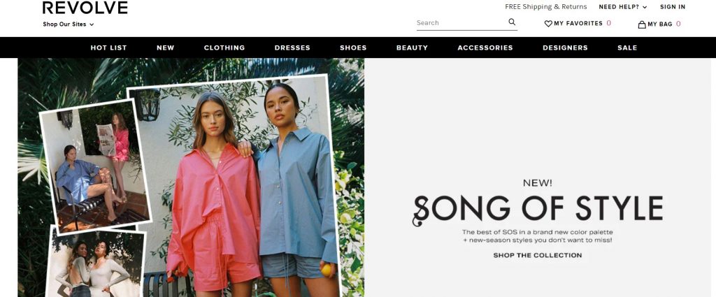 Best websites to store shop clothes online