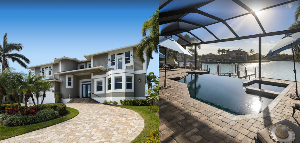 Coastal 5-bedroom Luxury Home with Pool on Collier Bay