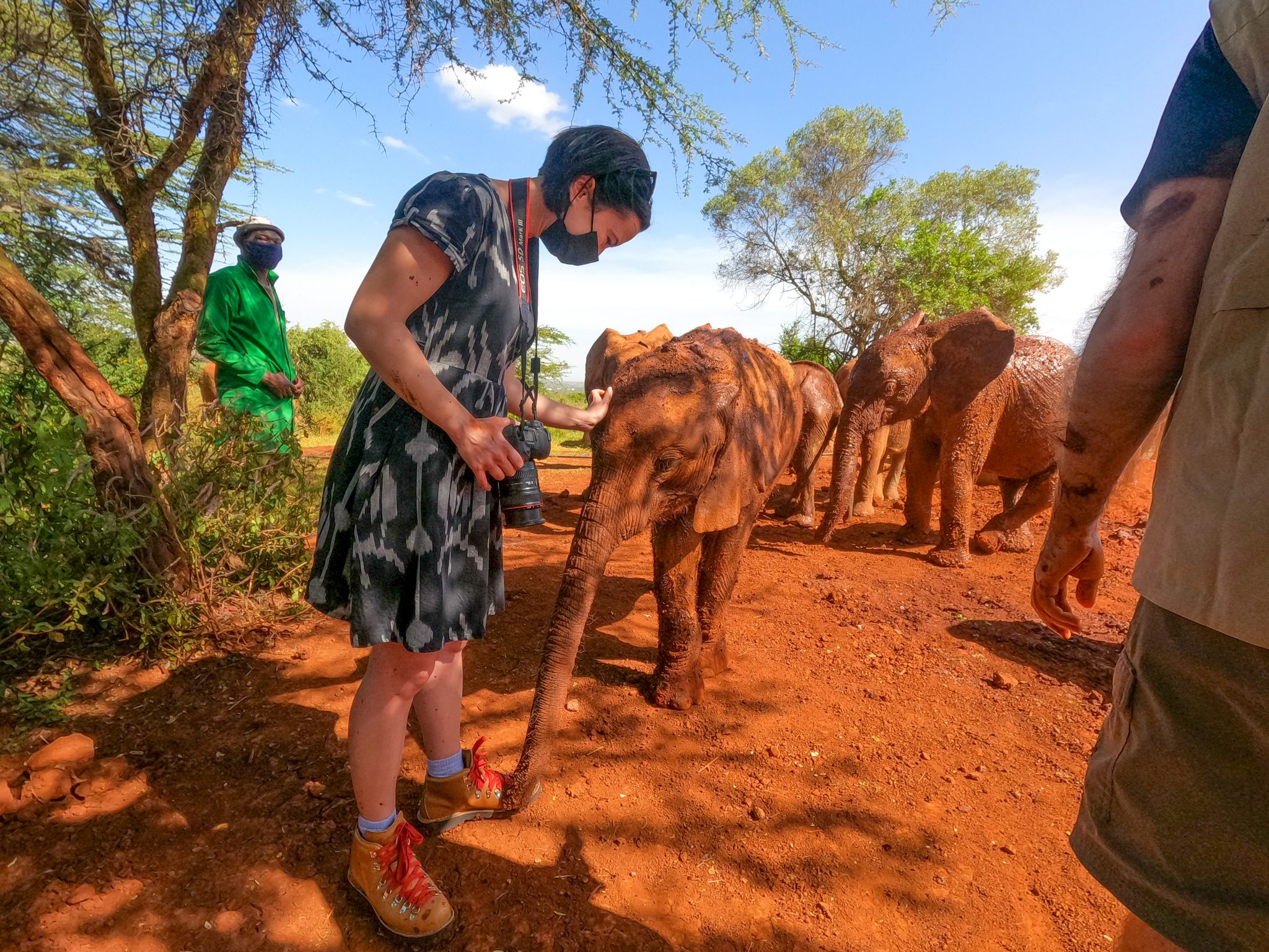 Our private visit to the Sheldrick Wildlife Trust in Nairobi Kenya