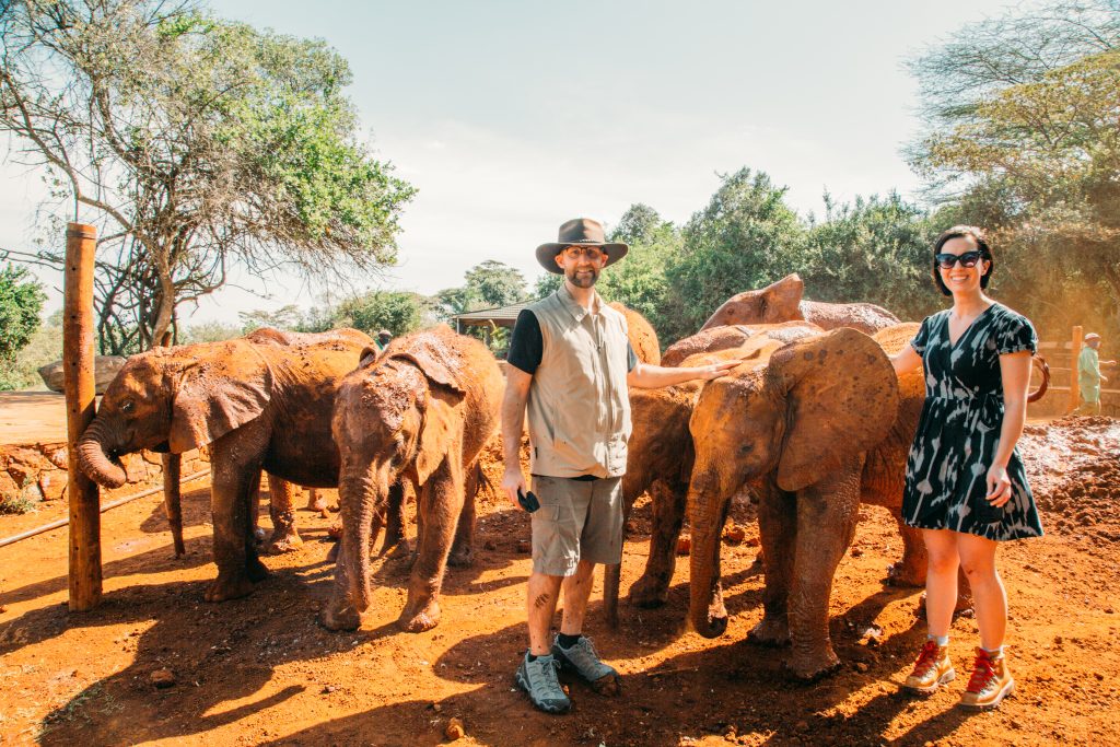 Our visit to the Sheldrick Wildlife Trust elephant orphanage in Nairobi, Kenya.