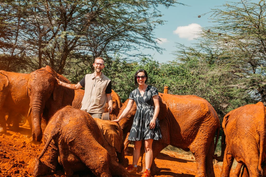 Our private visit to the Sheldrick Wildlife Trust in Nairobi Kenya