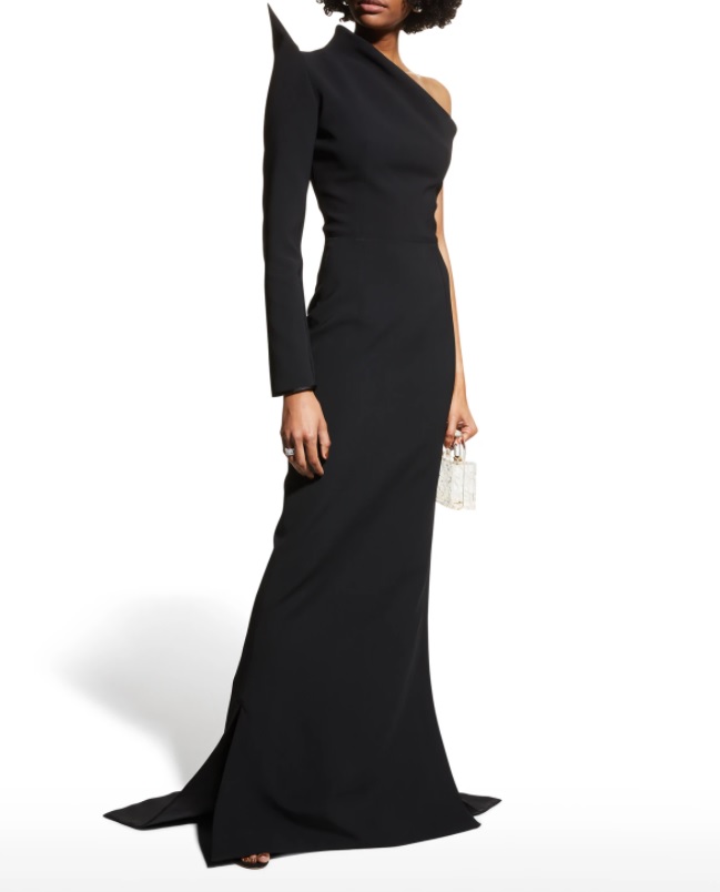 Maticevski Scorpius One-Shoulder Gown