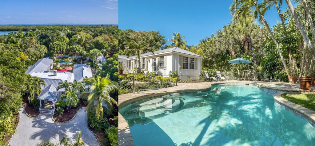 5-bedroom Palm Flower Beachfront Home with Pool and Boat Dock