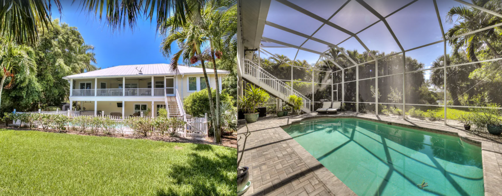 Beautiful Private beach home 6 bedroom. Steps from the beach