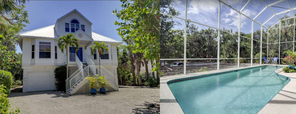 4-bedroom “Palm Whisper” Home with Pool Near Bowman’s Beach