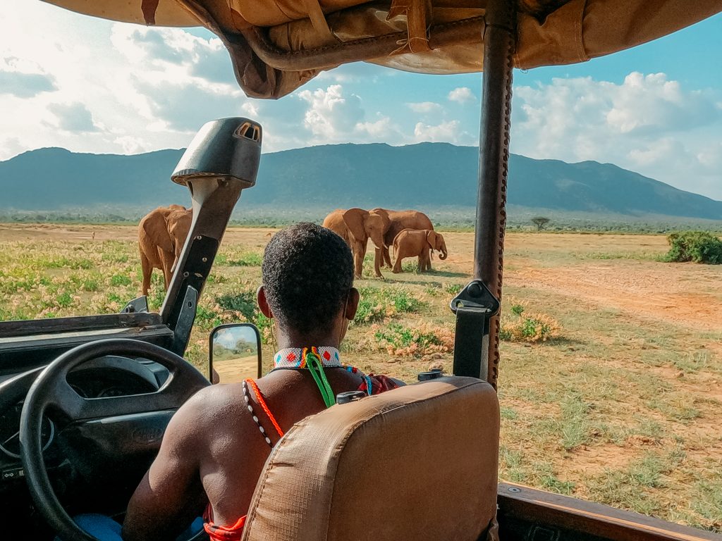 Simon our guide at Saruni Samburu