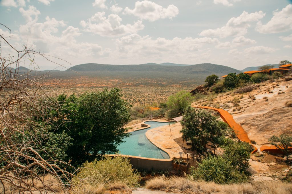 Saruni Samburu 1 of 2 pool areas.