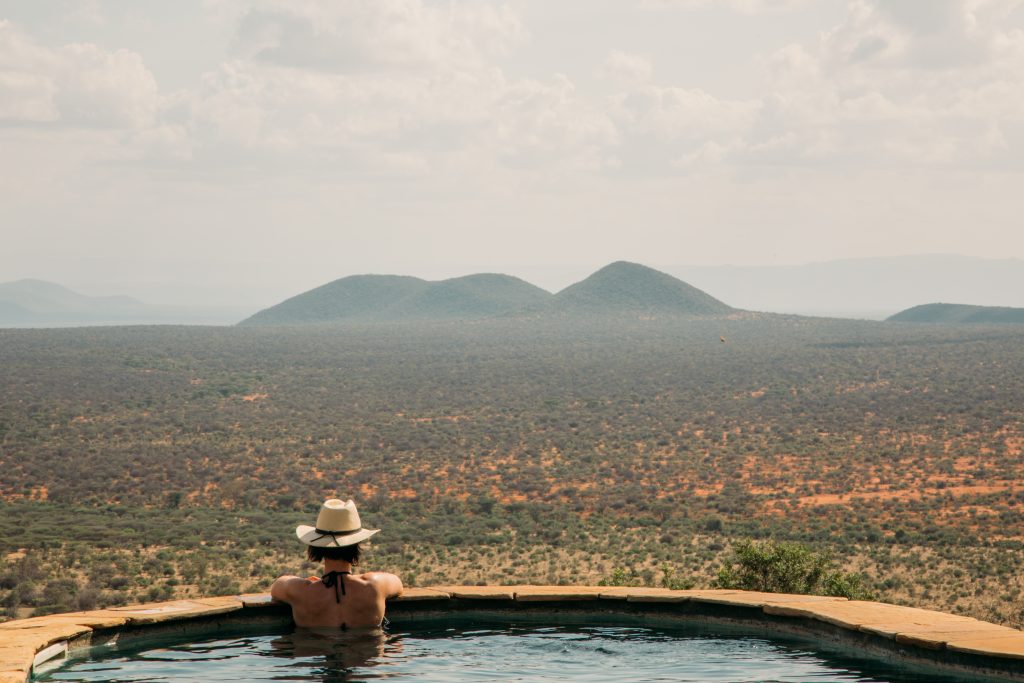 Swimming pool at Saruni Samburu.