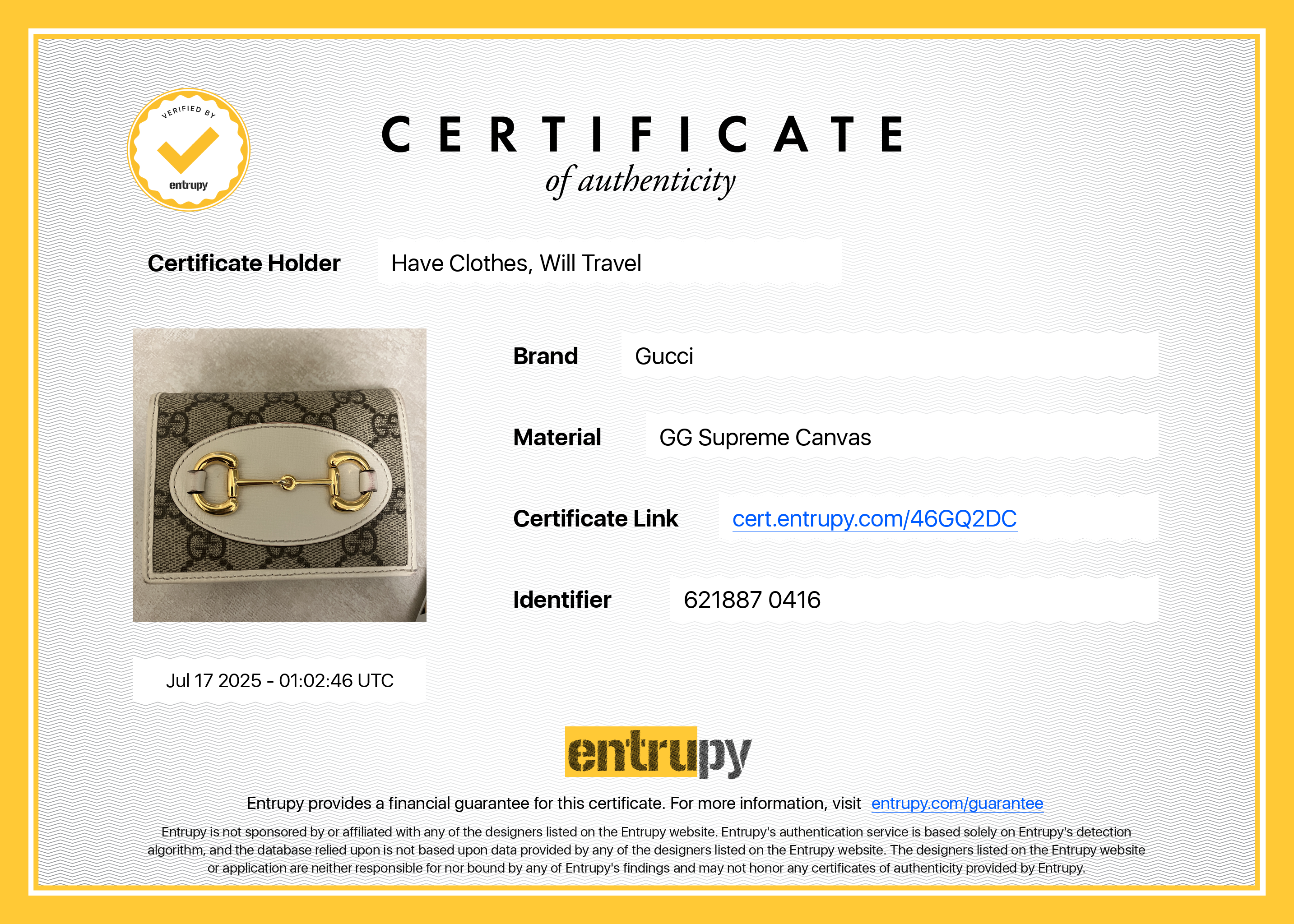 Gucci
Gucci Horsebit 1955 leather wallet