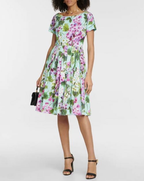 MyTheresa Dolce & Gabbana floral cotton dress