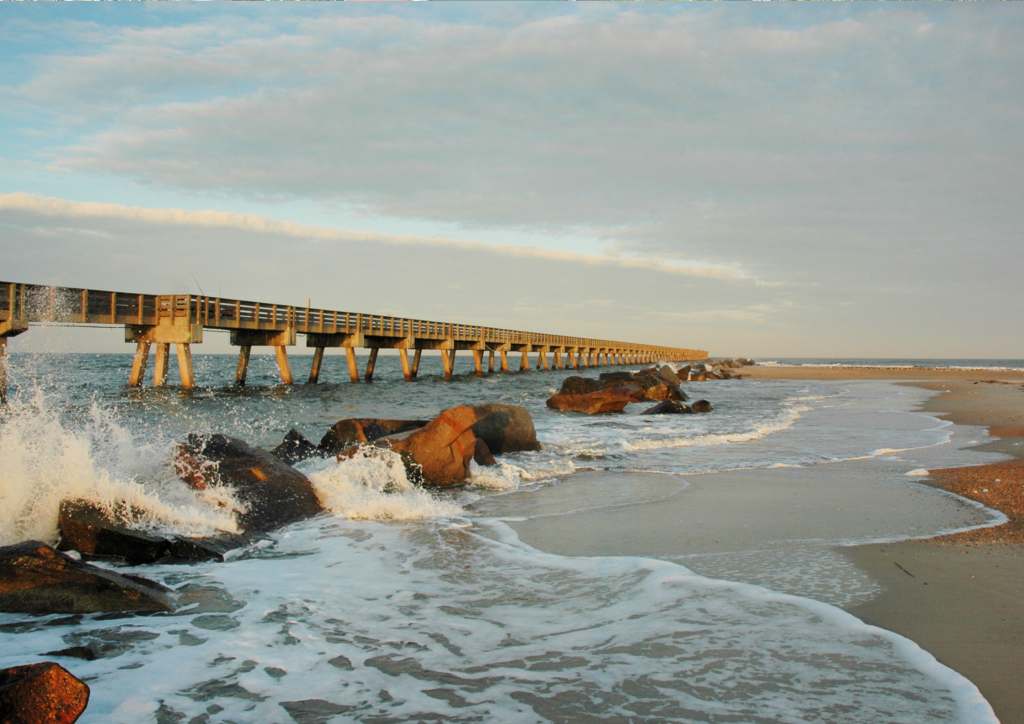 Wide angle view of Amelia Island.