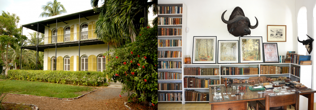 Picture collage of the Ernest Hemingway Home & Museum (Key West).