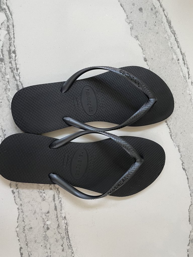 My flip flops from Shopbop