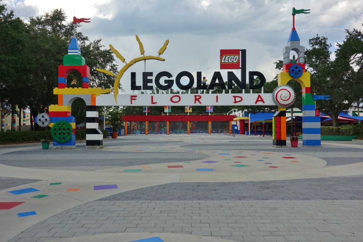 ORLANDO, FL -20 JUN 2020- View of the Legoland Florida Resort theme park in Orlando, Florida.