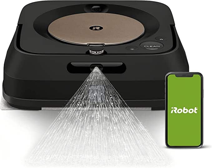 iRobot Braava jet m6 (6012) Ultimate Robot Mop- Wi-Fi Connected, Precision Jet Spray, Smart Mapping, Works with Alexa, Ideal for Multiple Rooms, Recharges and Resumes, Black