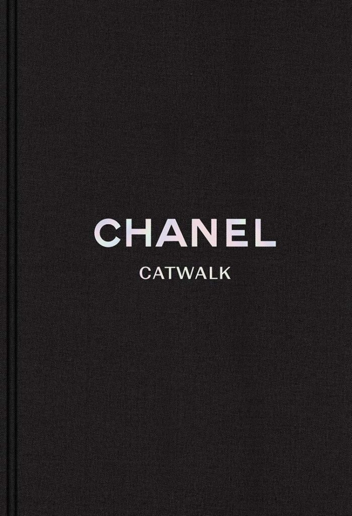 Hardcover fashion and designer book titled Chanel: The Complete Collections - Catwalk by Patrick Mauriès (Introduction), Adélia Sabatini (Contributor) with a black book cover design