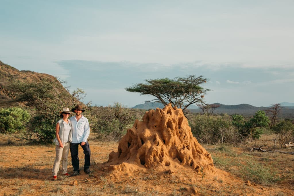 The termite mounds here are HUGE.