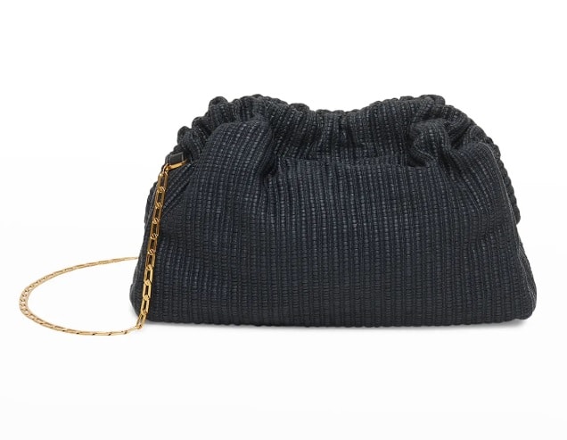 MANSUR GAVRIEL Mini Cloud Raffia Clutch Bag