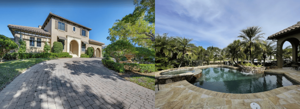 Gorgeous Custom-built Two-story Waterfront Home with Pool