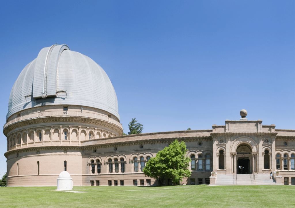 The Yerkes Observatory in Williams Bay, a short drive from Lake Geneva.