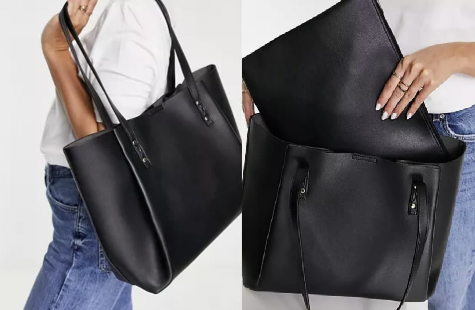 YSL East West Leather Shopping Tote - Dupe 2 - Asos